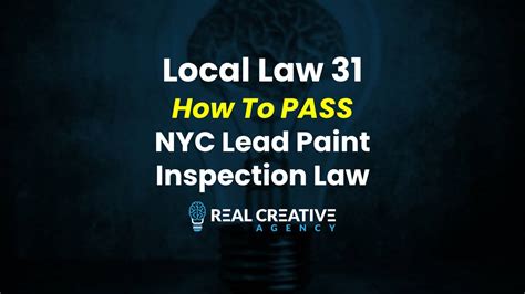 nyc lead paint test|nyc lead based paint laws.